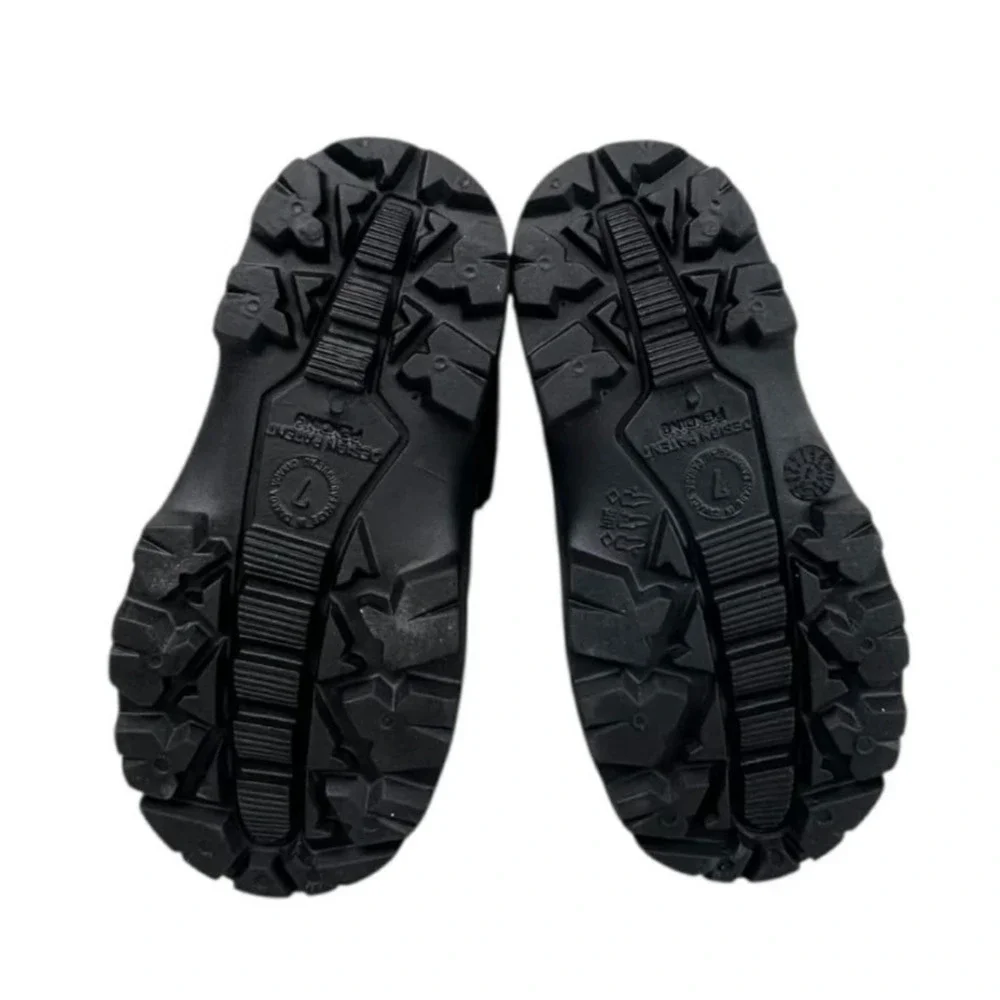 Wonder Nation Unisex Size 7 Black Winter Insulated To -25 degrees Rubber‎ Boots
